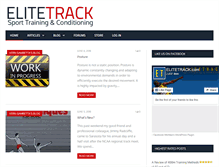 Tablet Screenshot of elitetrack.com